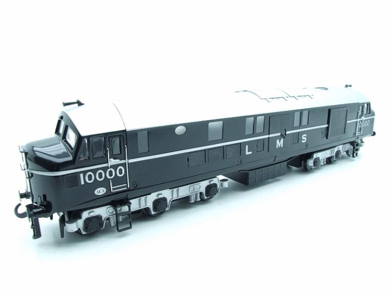 Ace Trains O Gauge E39A1 LMS Gloss Black Silver roof & bogies 10000 Co-Co Diesel 2/3 Rail NEW Boxed image 12