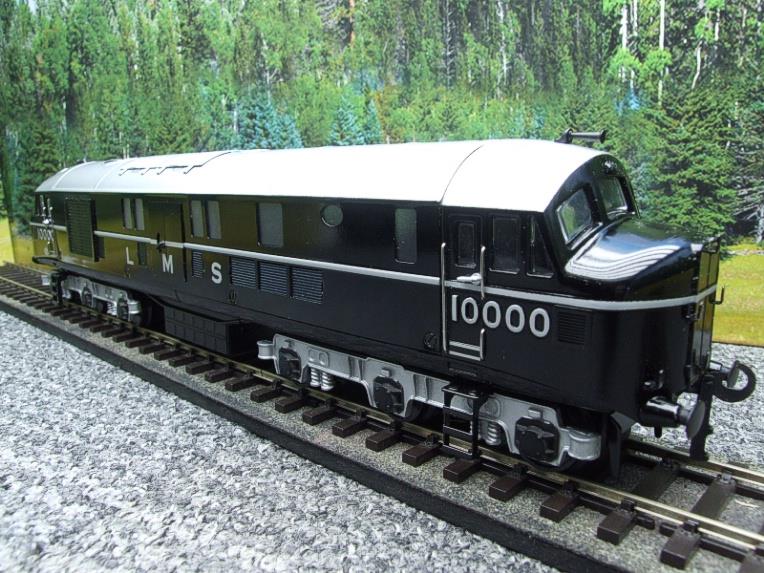 Ace Trains O Gauge E39A1 LMS Gloss Black Silver roof & bogies 10000 Co-Co Diesel 2/3 Rail NEW Boxed image 18