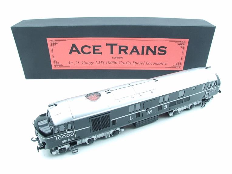 Ace Trains O Gauge E39A1 LMS Gloss Black Silver roof & bogies 10000 Co-Co Diesel 2/3 Rail NEW Boxed image 21