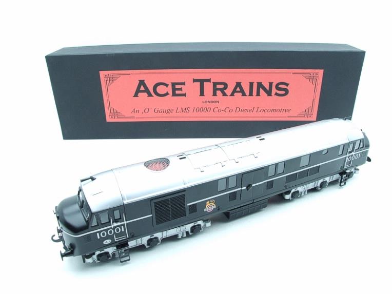 Ace Trains O Gauge E39C1 BR Semi Gloss Black Silver roof & bogies 10001 Co-Co Diesel Loco 2/3 Rail New Boxed image 19