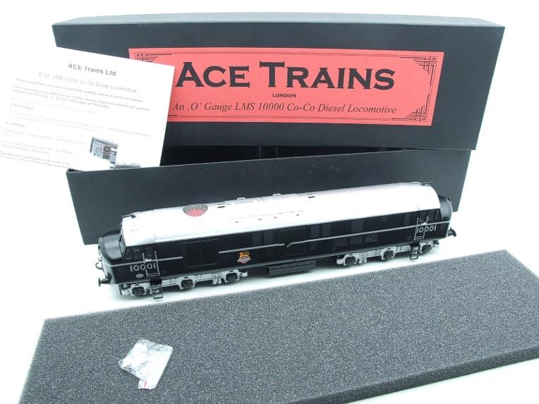 Ace Trains O Gauge E39C1 BR Semi Gloss Black Silver roof & bogies 10001 Co-Co Diesel Loco 2/3 Rail New Boxed image 21