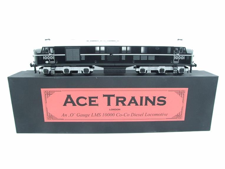 Ace Trains O Gauge E39C2 Semi Gloss Black Silver roof & bogies. No Logo R/N 10001 image 18