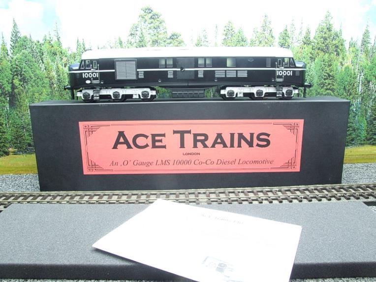Ace Trains O Gauge E39C2 Semi Gloss Black Silver roof & bogies. No Logo R/N 10001 image 21