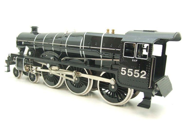 Ace Trains O Gauge E18A1 LMS Gloss Black Loco & Tender "Silver Jubilee" R/N 5552 Elec 2/3 Rail Bxd Rare image 12