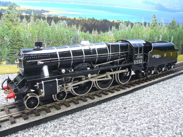 Ace Trains O Gauge E18A1 LMS Gloss Black Loco & Tender "Silver Jubilee" R/N 5552 Elec 2/3 Rail Bxd Rare image 19
