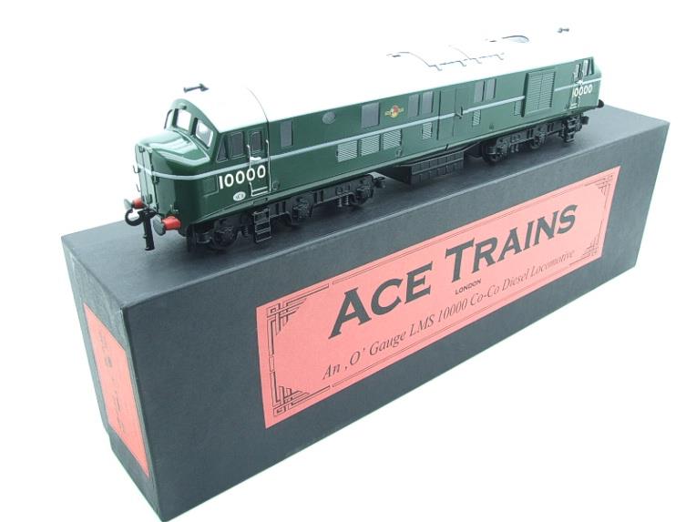 Ace Trains O Gauge E39D1 BR Gloss Green Egg Shell Waistband & Grey roof R/N 10000 Post-56 Co-Co Diesel Loco 2/3 Rail New Boxed image 20