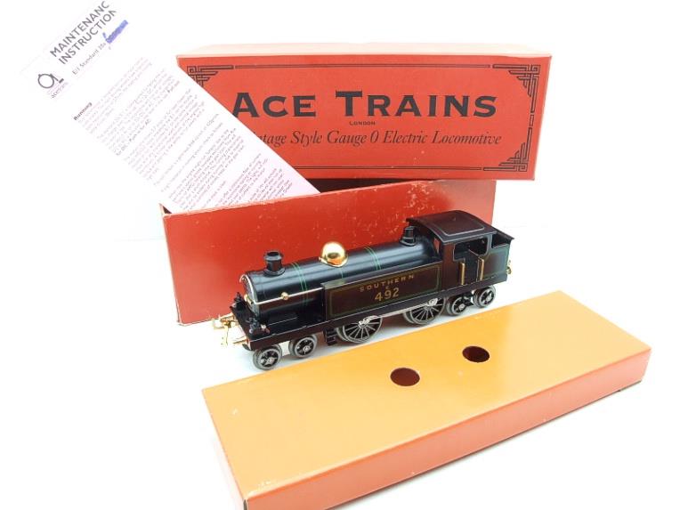 Ace Trains O Gauge ESB/1 Southern Black 4-4-4 Tank Loco R/N E492 Electric 3 Rail Bxd image 2