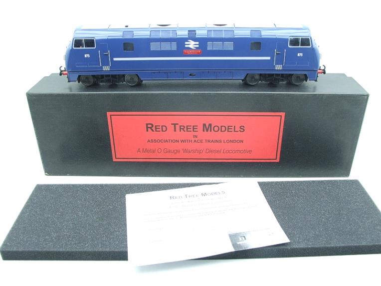 Ace Trains - RTM Models O Gauge E32 Warship Diesel Navy Blue "Illustrious" D875 Electric 2/3 Rail Bxd image 1