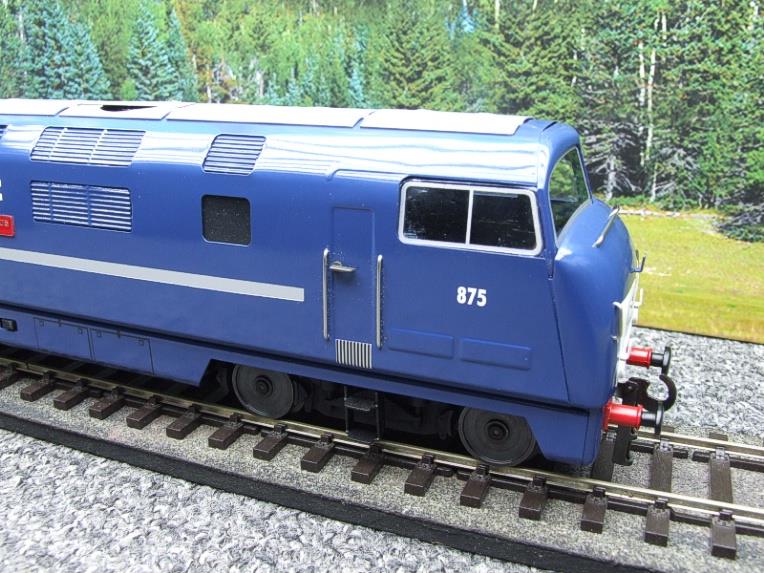 Ace Trains - RTM Models O Gauge E32 Warship Diesel Navy Blue "Illustrious" D875 Electric 2/3 Rail Bxd image 5