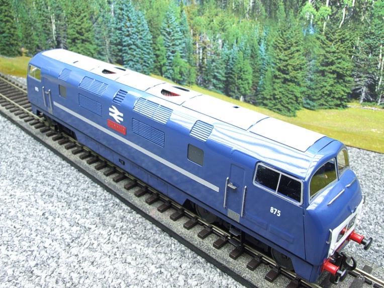 Ace Trains - RTM Models O Gauge E32 Warship Diesel Navy Blue "Illustrious" D875 Electric 2/3 Rail Bxd image 10