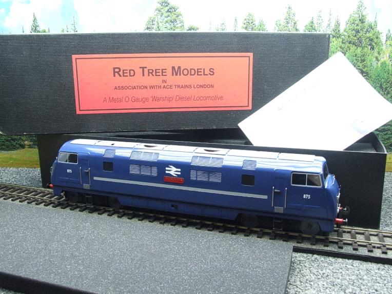 Ace Trains - RTM Models O Gauge E32 Warship Diesel Navy Blue "Illustrious" D875 Electric 2/3 Rail Bxd image 21