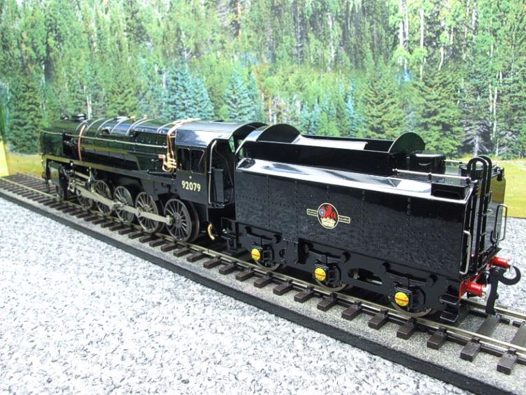 Ace Trains O Gauge E28/D2 BR 9F Loco & Tender "Unlined Gloss & Satin Black" Post 56 R/N 92079 Electric 2/3 Rail NEW Bxd image 12