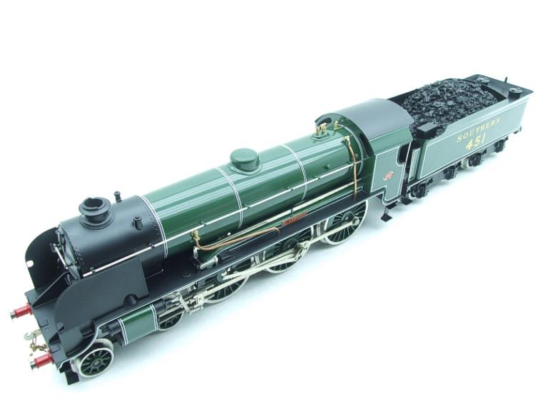 ACE Trains, O Gauge, E/34-B3, SR Gloss Lined Olive Green "Sir Lamorak" R/N 451 Brand New Boxed image 13