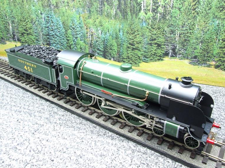 ACE Trains, O Gauge, E/34-B3, SR Gloss Lined Olive Green "Sir Lamorak" R/N 451 Brand New Boxed image 19
