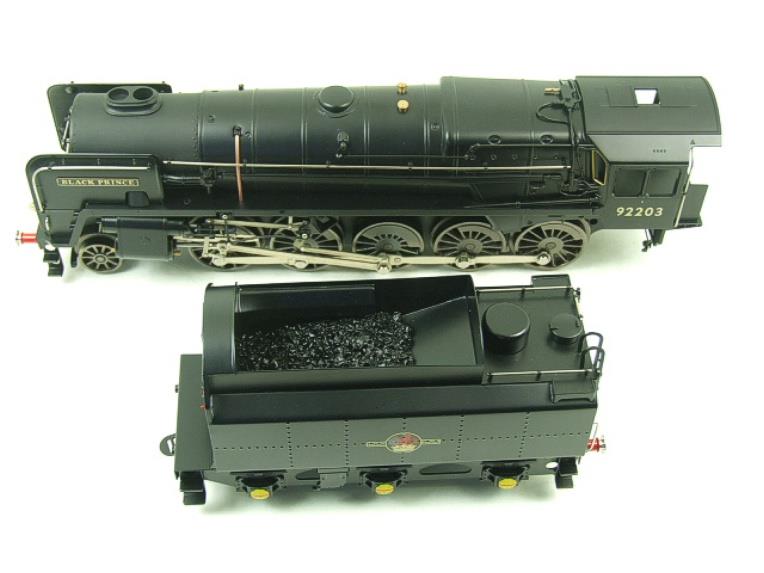 Ace Trains O Gauge E28B1 BR Class 9F Loco & Tender "Black Prince" R/N 92203 Electric 2/3 Rail Bxd image 12
