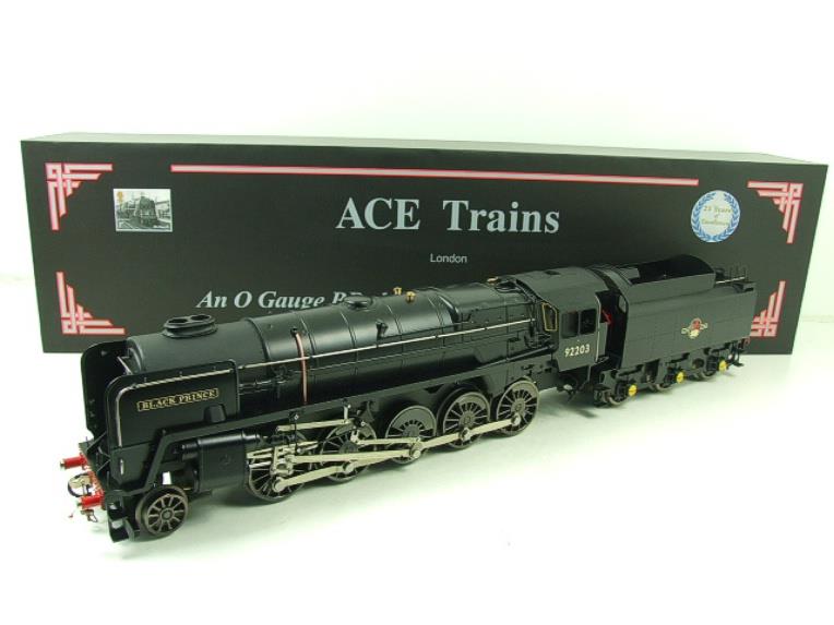 Ace Trains O Gauge E28B1 BR Class 9F Loco & Tender "Black Prince" R/N 92203 Electric 2/3 Rail Bxd image 21