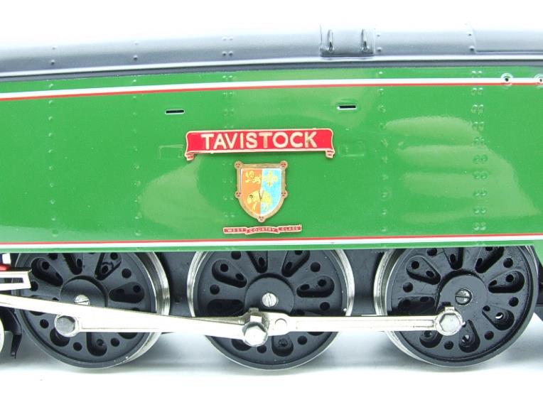 Ace Trains O Gauge E9 BR Lined Apple Green West Country Class Bulleid Pacific British Railways 4-6-2 Loco & Tender Named "Tavistock" R/N 34011 Electric 2/3 Rail Boxed image 13