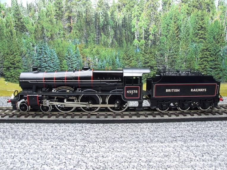 Ace Trains O Gauge E18/GFT BR "British Railways" Gloss Black Jubilee Class Loco & FOWLER Tender "United Provinces" R/N 45578 Electric 2/3 Rail Boxed image 12