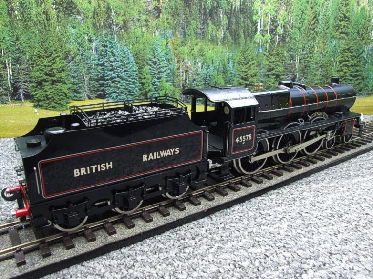 Ace Trains O Gauge E18/GFT BR "British Railways" Gloss Black Jubilee Class Loco & FOWLER Tender "United Provinces" R/N 45578 Electric 2/3 Rail Boxed image 13