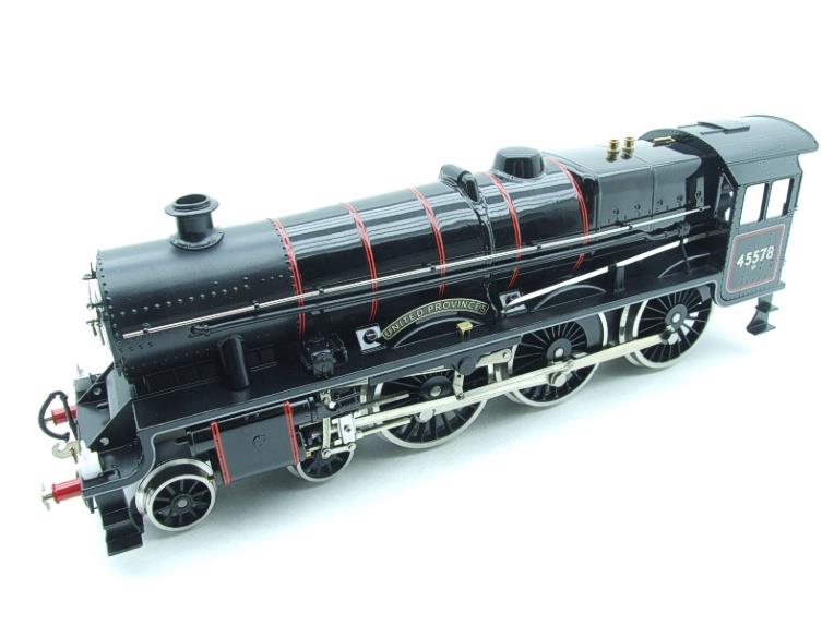 Ace Trains O Gauge E18/GFT BR "British Railways" Gloss Black Jubilee Class Loco & FOWLER Tender "United Provinces" R/N 45578 Electric 2/3 Rail Boxed image 16