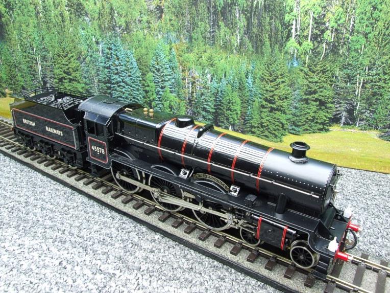 Ace Trains O Gauge E18/GFT BR "British Railways" Gloss Black Jubilee Class Loco & FOWLER Tender "United Provinces" R/N 45578 Electric 2/3 Rail Boxed image 18