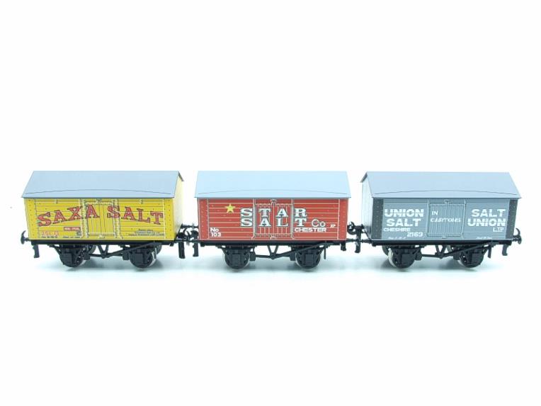 Ace Trains O Gauge G6 SV2 Private Owner Salt Wagons x3 Set 2 Bxd image 18