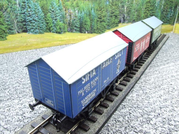 Ace Trains O Gauge G6 SV3 Private Owner Salt Wagons x3 Set 3 Bxd image 22
