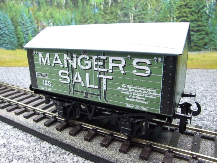 Ace Trains O Gauge G6 SV6 Private Owner "Mangers Salt" Wagons x3 Set 6 Bxd image 12