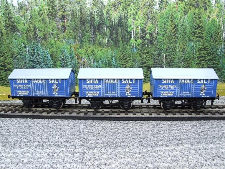 Ace Trains O Gauge G6 SV7 Private Owner "Sifta Salt" Wagons x3 Set 7 Bxd image 14