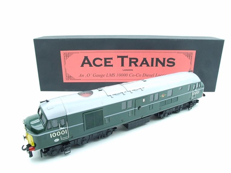 Ace Trains O Gauge E39D2 BR Gloss Green Egg Shell Waistband & Grey roof & Small Yellow End Panels R/N 10001 Post-56 image 2