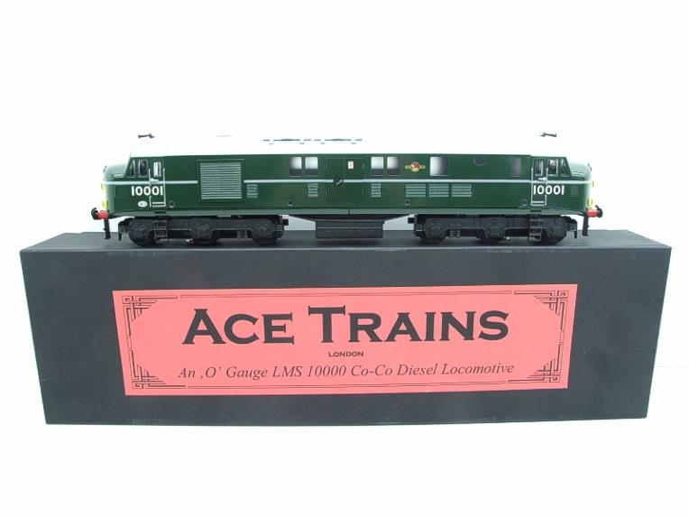 Ace Trains O Gauge E39D2 BR Gloss Green Egg Shell Waistband & Grey roof & Small Yellow End Panels R/N 10001 Post-56 image 19