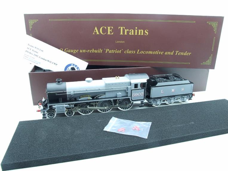 Ace Trains O Gauge E42A LMS Works Grey Patriot Class 4-6-0 Locomotive and Tender "Sir Frank Ree" R/N 5902 image 20