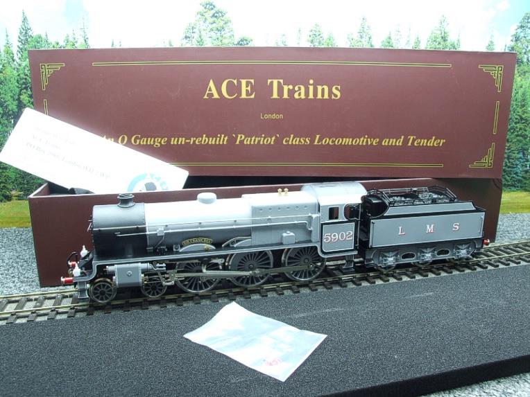Ace Trains O Gauge E42A LMS Works Grey Patriot Class 4-6-0 Locomotive and Tender "Sir Frank Ree" R/N 5902 image 22