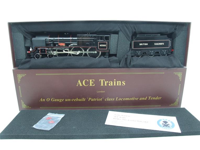 Ace Trains O Gauge E42D, British Railway Gloss Lined Black, Patriot Class 4-6-0 Locomotive and Tender "Patriot" R/N 45500 image 20