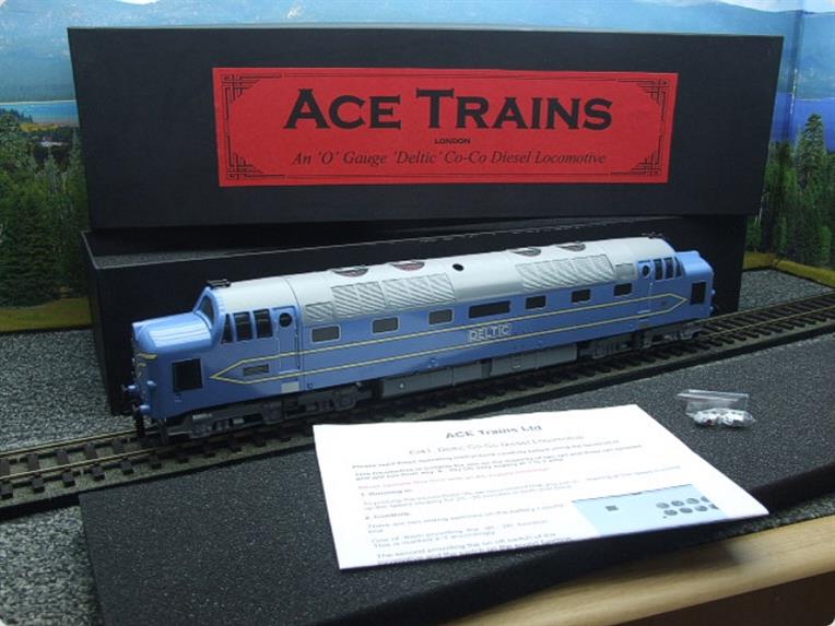 Ace Trains O Gauge E41A1 DP1 "Deltic" Prototype Diesel Gloss Blue image 20