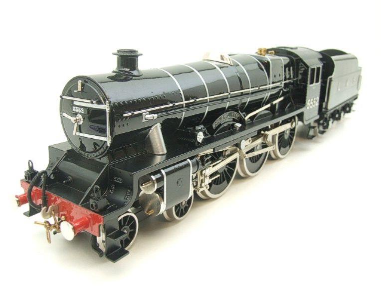 Ace Trains O Gauge E18A1 LMS Gloss Black Loco & Tender "Silver Jubilee" R/N 5552 Elec 2/3 Rail Bxd Rare image 6
