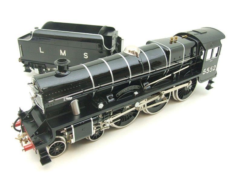 Ace Trains O Gauge E18A1 LMS Gloss Black Loco & Tender "Silver Jubilee" R/N 5552 Elec 2/3 Rail Bxd Rare image 7