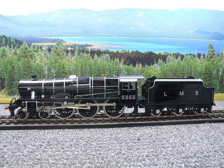 Ace Trains O Gauge E18A1 LMS Gloss Black Loco & Tender "Silver Jubilee" R/N 5552 Elec 2/3 Rail Bxd Rare image 9