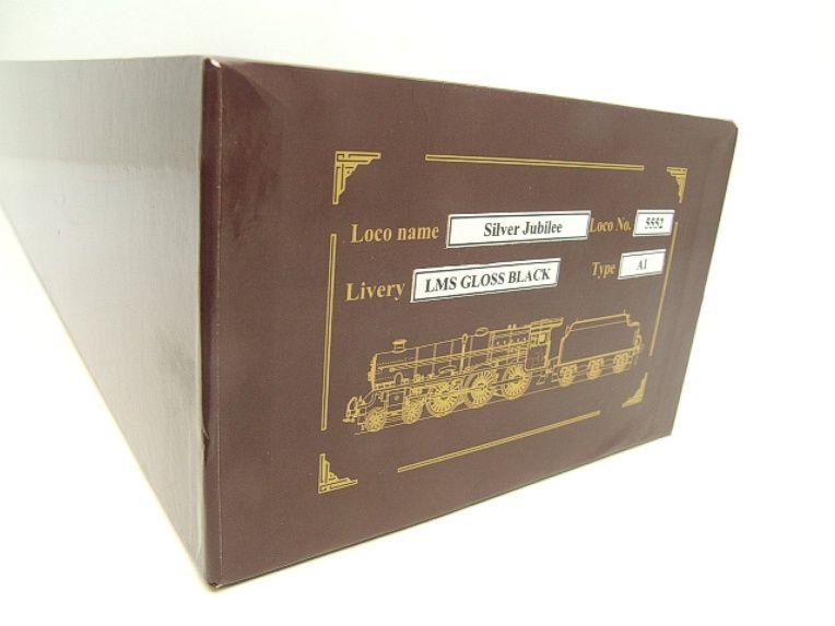 Ace Trains O Gauge E18A1 LMS Gloss Black Loco & Tender "Silver Jubilee" R/N 5552 Elec 2/3 Rail Bxd Rare image 17