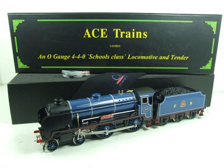 Ace Trains O Gauge, E10K2, Blue CR Schools Class "Gordonstoun" R/N 1933, Elecric 2/3 Rail Boxed image 1