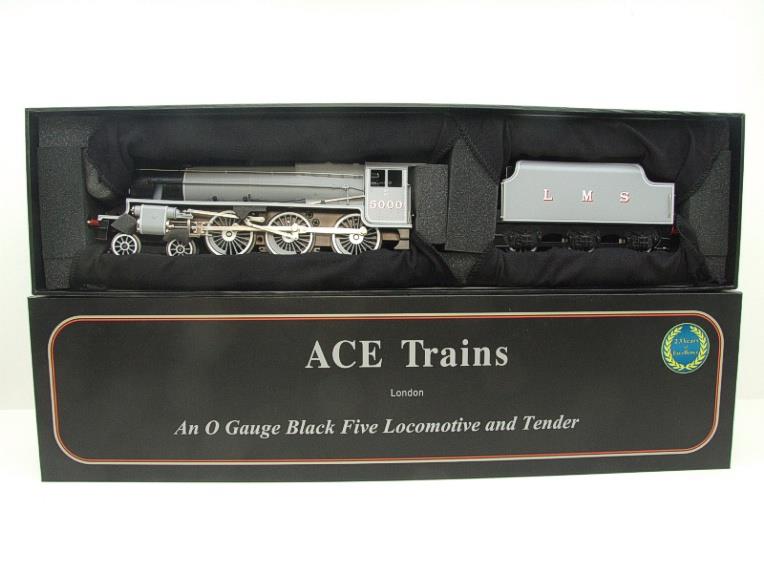 Ace Trains O Gauge E/19G LMS W/Shop Grey Black Five Loco & Tender R/N 5000 Electric 2/3 Rail Bxd image 19