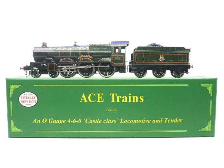 Ace Trains O Gauge E7/2 BR Castle Class "Launceston Castle" R/N 5002 Electric 2/3 Rail Boxed image 1
