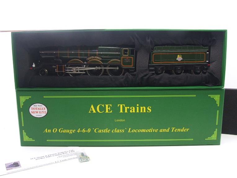 Ace Trains O Gauge E7/2 BR Castle Class "Launceston Castle" R/N 5002 Electric 2/3 Rail Boxed image 19