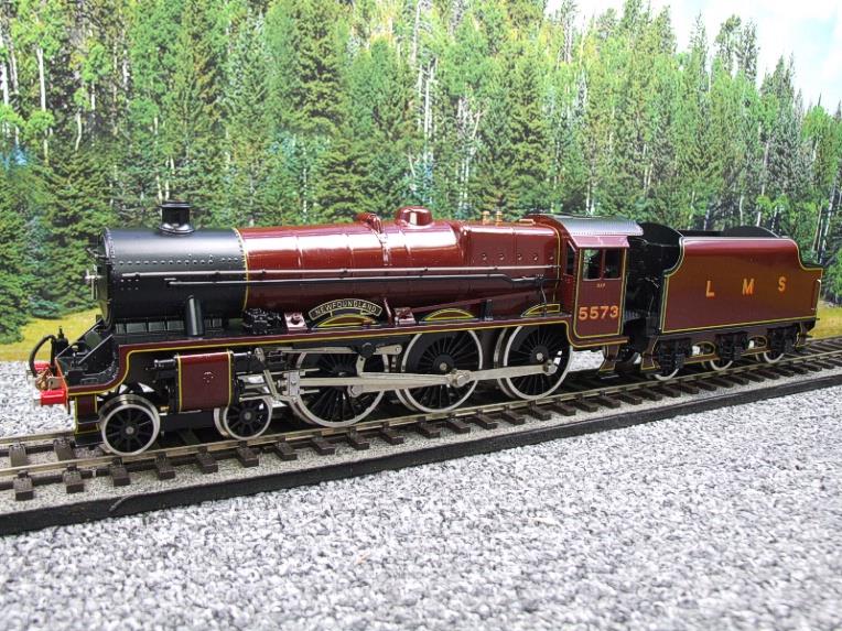 Ace Trains O Gauge E/18C1 LMS Maroon Jubilee "Newfoundland" R/N 5573 Electric 2/3 Rail New Boxed image 3
