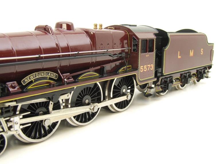 Ace Trains O Gauge E/18C1 LMS Maroon Jubilee "Newfoundland" R/N 5573 Electric 2/3 Rail New Boxed image 8
