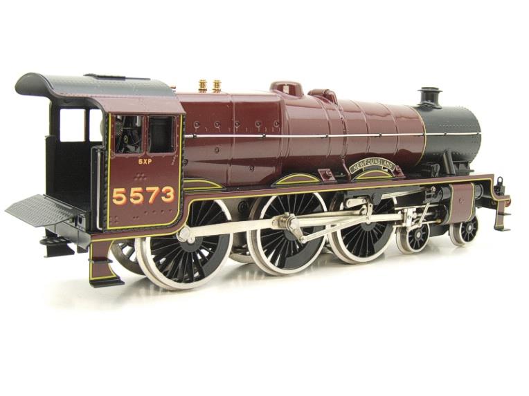 Ace Trains O Gauge E/18C1 LMS Maroon Jubilee "Newfoundland" R/N 5573 Electric 2/3 Rail New Boxed image 12