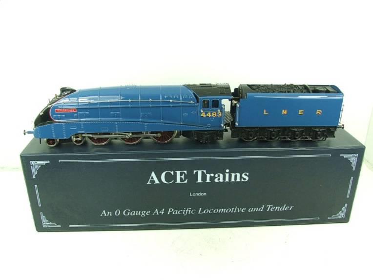 Ace Trains O Gauge A4 Pacific LNER Garter Blue "Seagull" 3 Electric R/N 4902 Boxed image 1