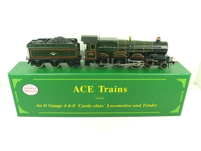 Ace Trains O Gauge E7/2 BR Castle Class "Clun Castle" R/N 5079, Electric 2/3 Rail Bxd image 1