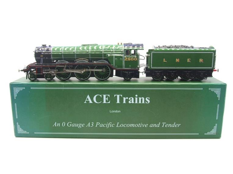 Ace Trains O Gauge E/6, LNER Green A3 Pacific "Windsor Lad" R/N 2500 Electric 3 Rail Bxd image 1