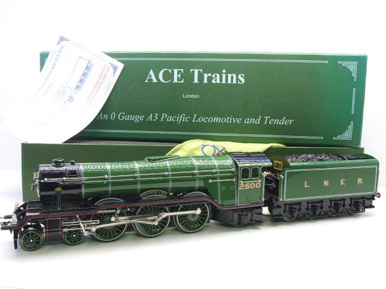 Ace Trains O Gauge E/6, LNER Green A3 Pacific "Windsor Lad" R/N 2500 Electric 3 Rail Bxd image 22